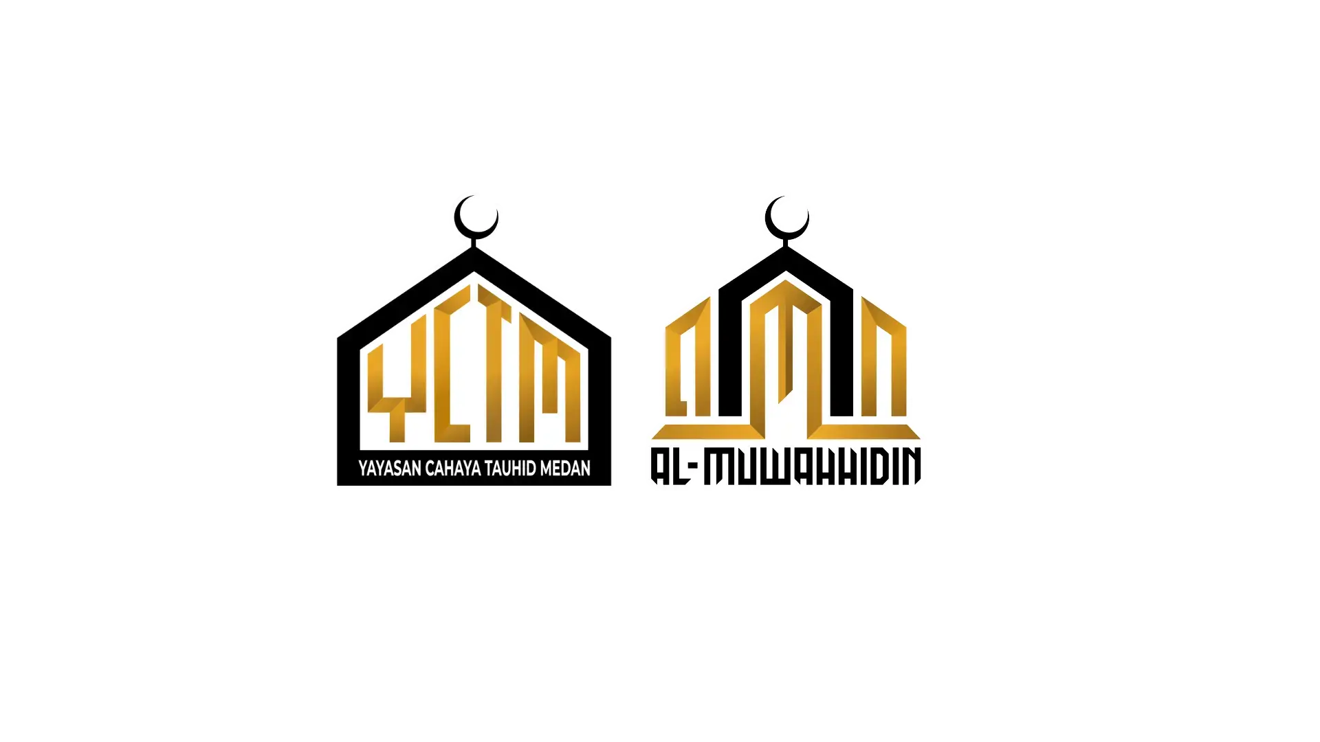 Logo Yayasan Cahaya Tauhid Medan dan Masjid Al-Muwahhidin
